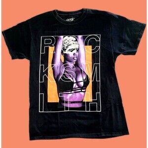 Rocksmith NYC RS Logo Graphic T-Shirt Black Streetwear Men's Size Medium